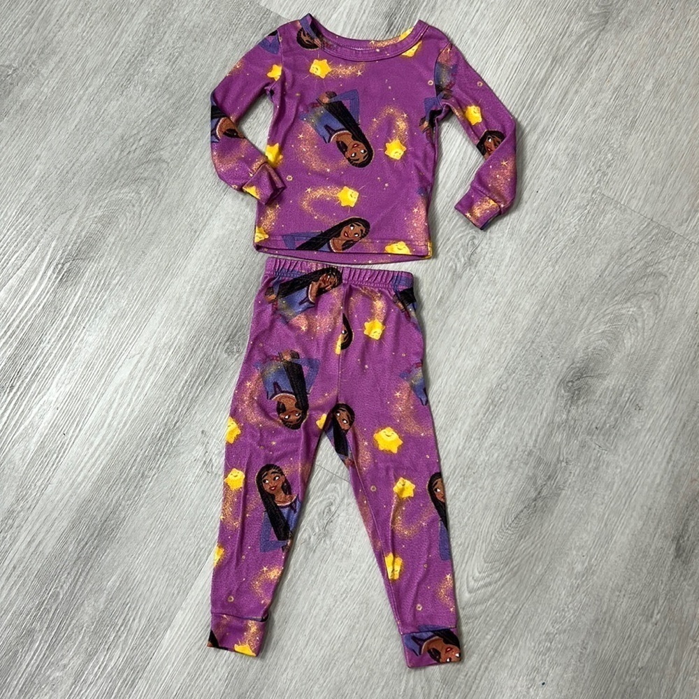 Disney Wish movie girls pajama set